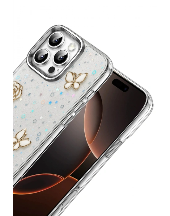 Newface Samsung Galaxy S24 Ultra Fiyonk Desenli Kapak - Desen 10