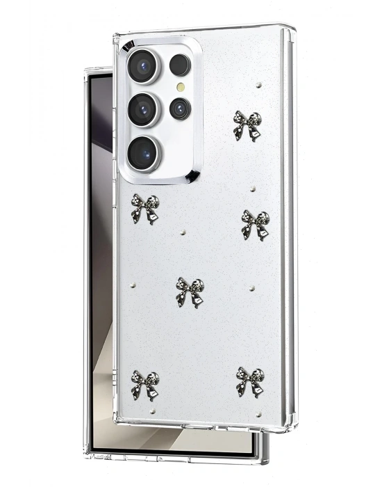 Newface Samsung Galaxy S24 Ultra Fiyonk Desenli Kapak - Desen 5