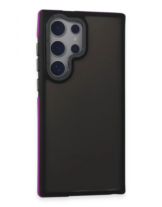 Newface Samsung Galaxy S24 Ultra Harvel Kapak - Derin Mor