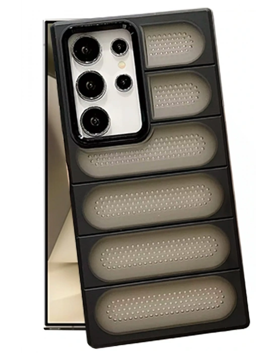 Newface Samsung Galaxy S24 Ultra Kılıf Airmax Silikon Kapak - Siyah