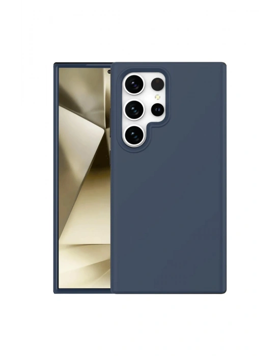 Newface Samsung Galaxy S24 Ultra Kılıf First Silikon - Lacivert