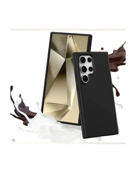 Newface Samsung Galaxy S24 Ultra Kılıf First Silikon - Mavi