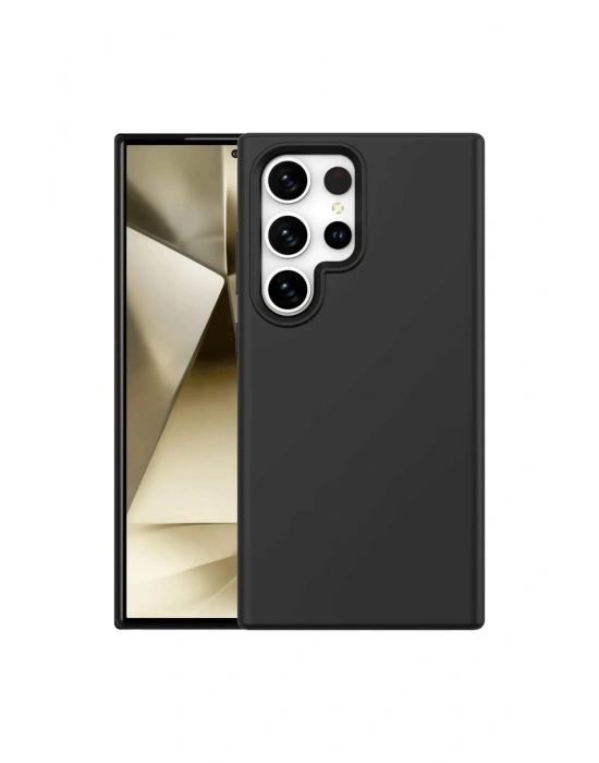Newface Samsung Galaxy S24 Ultra Kılıf First Silikon - Siyah