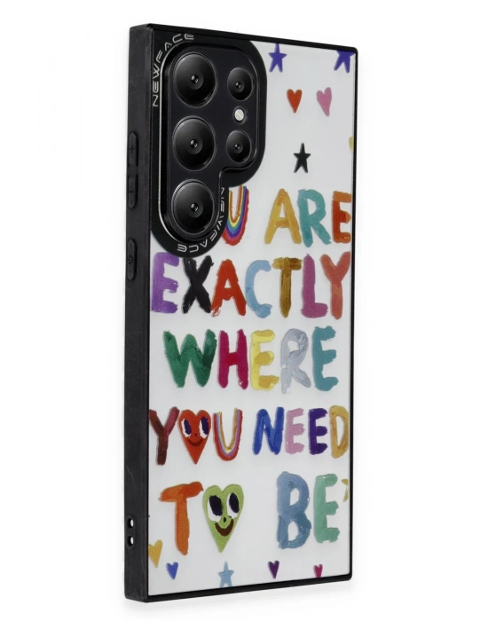 Newface Samsung Galaxy S24 Ultra Kılıf Mirror Desenli Kapak - Mirror - 10