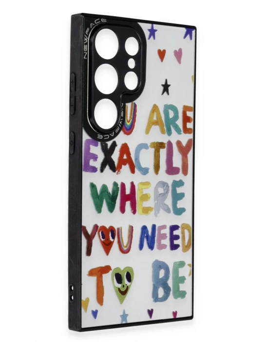 Newface Samsung Galaxy S24 Ultra Kılıf Mirror Desenli Kapak - Mirror - 10