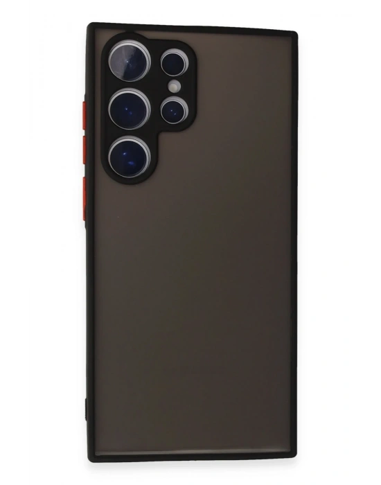 Newface Samsung Galaxy S24 Ultra Kılıf Montreal Silikon Kapak - Siyah