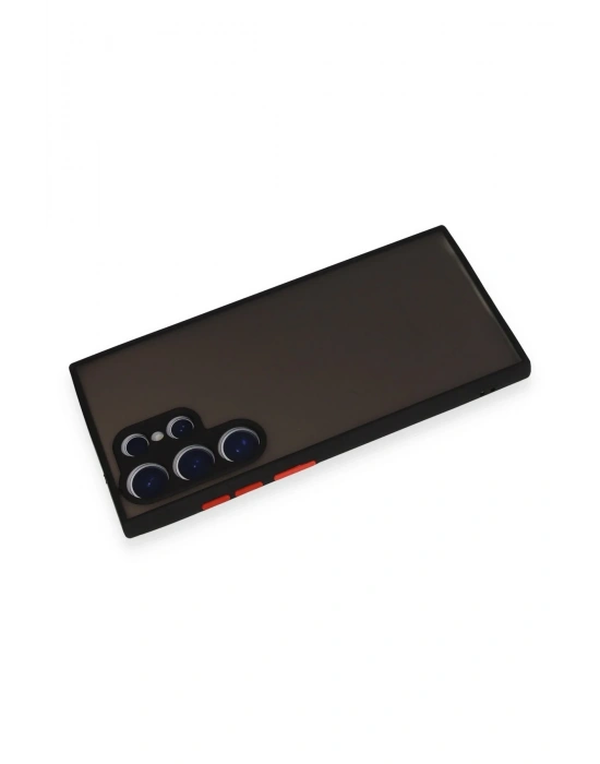 Newface Samsung Galaxy S24 Ultra Kılıf Montreal Silikon Kapak - Siyah