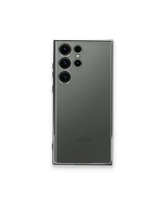 Newface Samsung Galaxy S24 Ultra Kılıf Razer Lensli Silikon - Mor