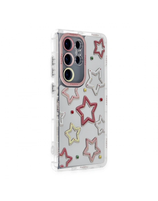 Newface Samsung Galaxy S24 Ultra Kılıf Reflexion Desenli Kapak - Desen 3