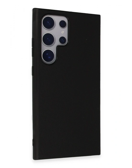 Newface Samsung Galaxy S24 Ultra Kılıf Taft Kapak - Siyah