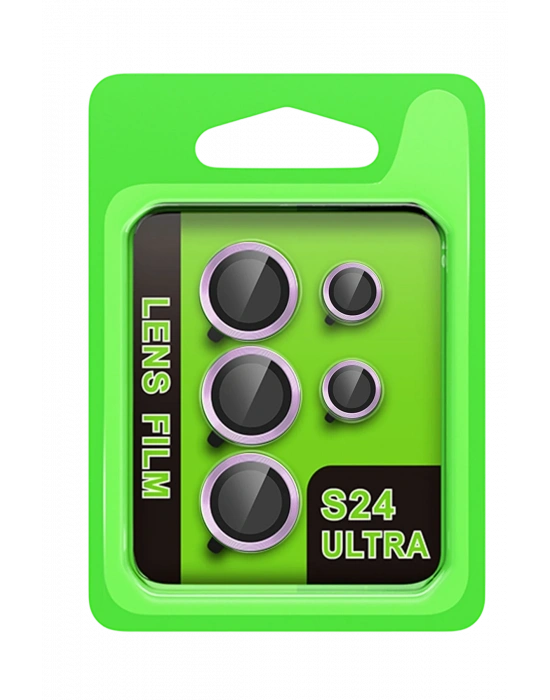 Newface Samsung Galaxy S24 Ultra Raze Metal Kamera Lens - Mor