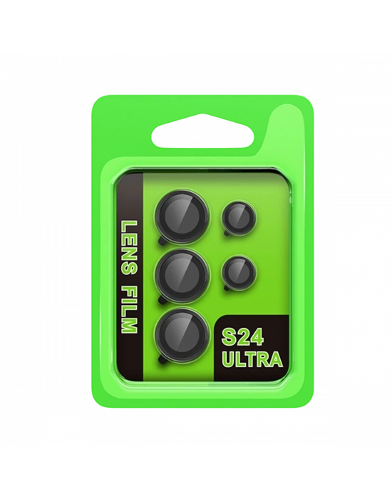 Newface Samsung Galaxy S24 Ultra Raze Metal Kamera Lens - Siyah