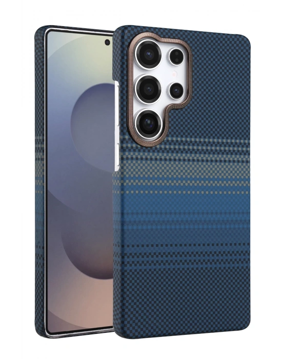 Newface Samsung Galaxy S24 Ultra Vega Magsafe Kapak - Mavi