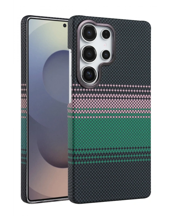 Newface Samsung Galaxy S24 Ultra Vega Magsafe Kapak - Yeşil