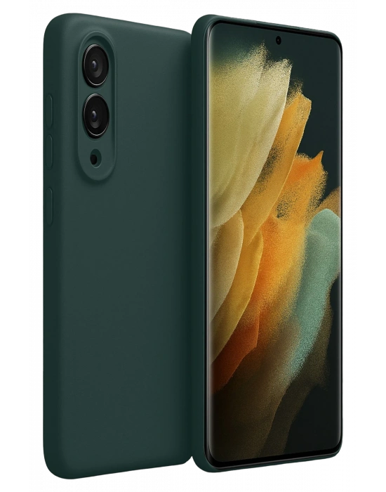 Newface Samsung Galaxy S25 Edge First Silikon - Koyu Yeşil