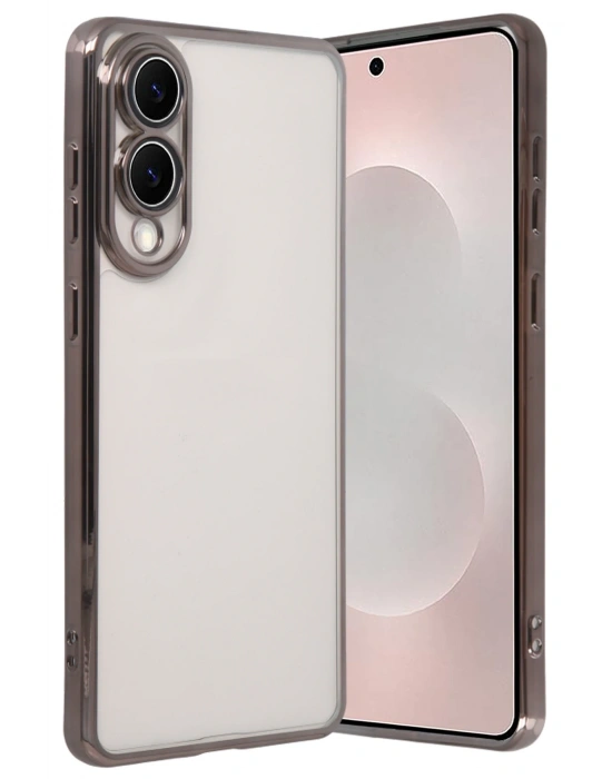 Newface Samsung Galaxy S25 Edge Razer Lensli Silikon - Titan Gri