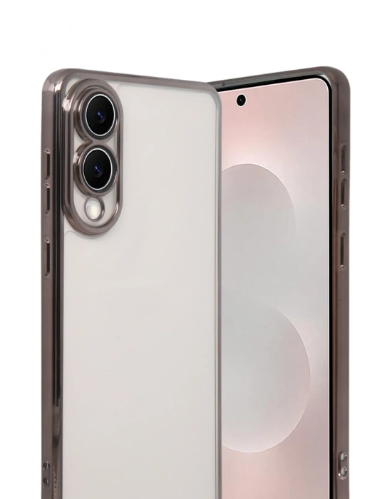 Newface Samsung Galaxy S25 Edge Razer Lensli Silikon - Titan Gri