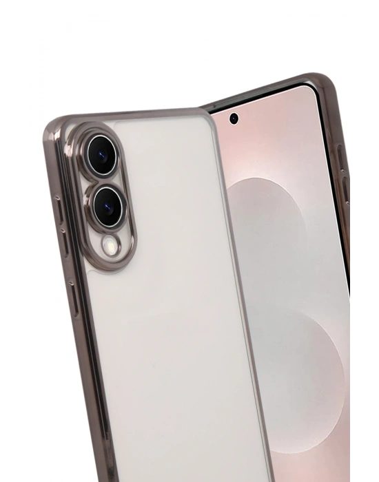 Newface Samsung Galaxy S25 Edge Razer Lensli Silikon - Titan Gri