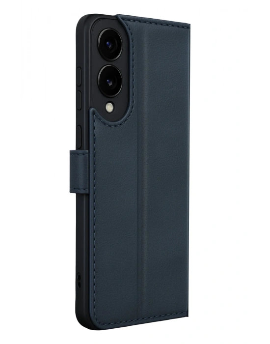 Newface Samsung Galaxy S25 Edge Trend S Plus Kapaklı Kılıf - Lacivert