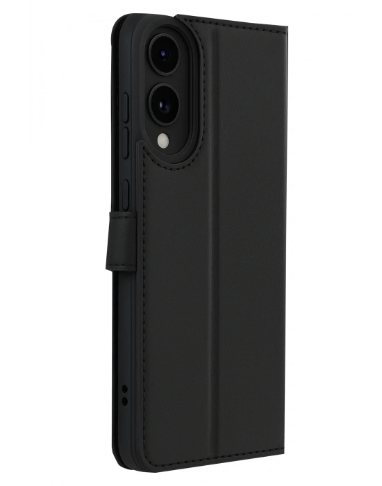 Newface Samsung Galaxy S25 Edge Trend S Plus Kapaklı Kılıf - Siyah