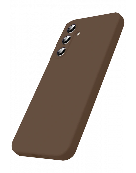 Newface Samsung Galaxy S25 FE First Silikon - Kahverengi