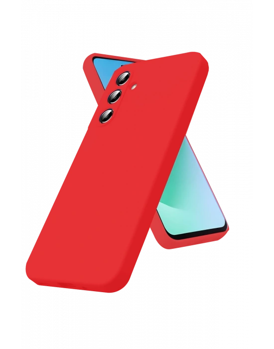 Newface Samsung Galaxy S25 FE First Silikon - Kırmızı