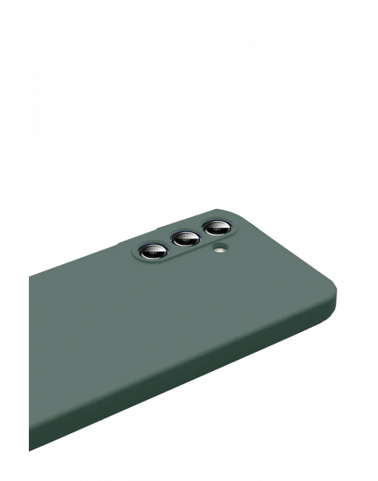 Newface Samsung Galaxy S25 FE First Silikon - Koyu Yeşil