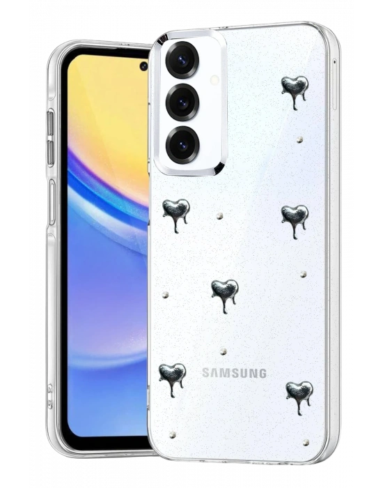 Newface Samsung Galaxy S25 FE Fiyonk Desenli Kapak - Desen 1