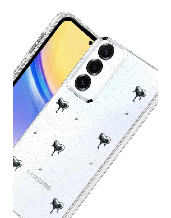 Newface Samsung Galaxy S25 FE Fiyonk Desenli Kapak - Desen 1