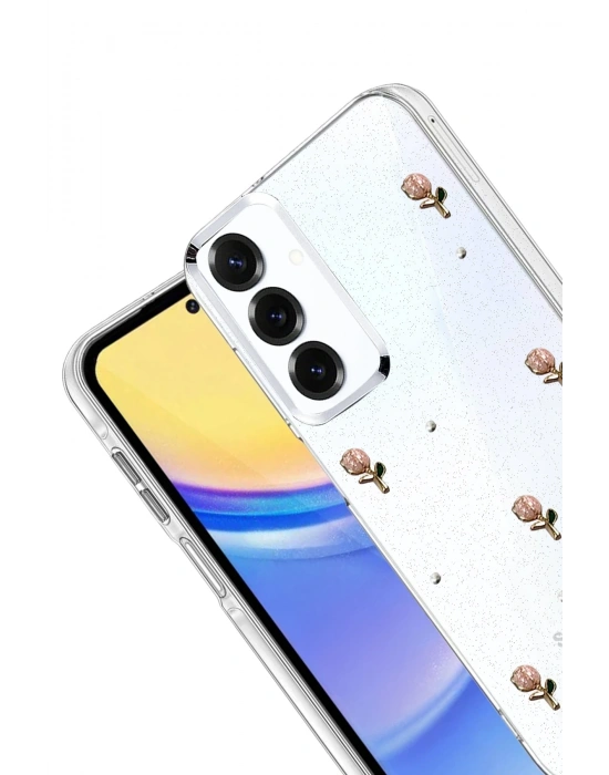 Newface Samsung Galaxy S25 FE Fiyonk Desenli Kapak - Desen 6