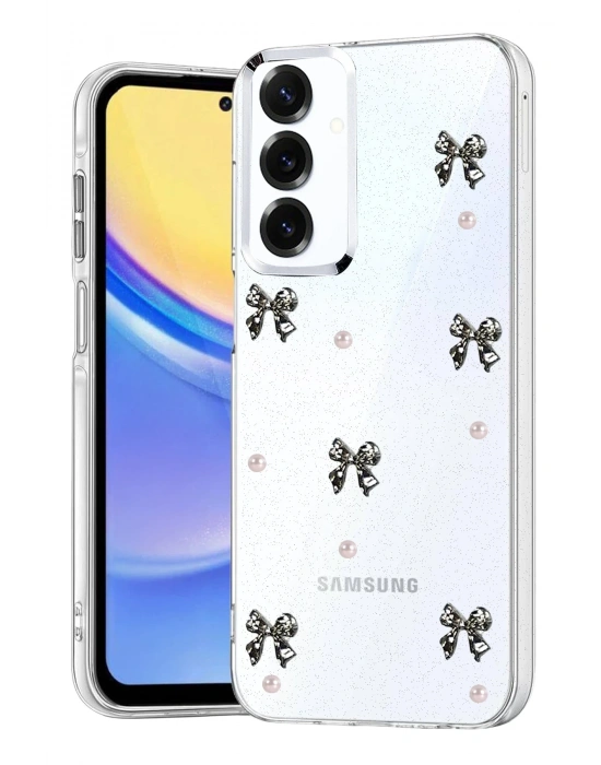 Newface Samsung Galaxy S25 FE Fiyonk Desenli Kapak - Desen 8