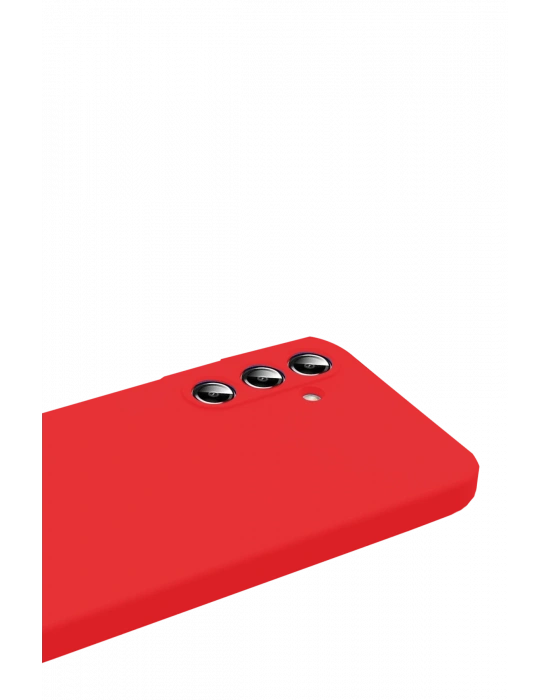 Newface Samsung Galaxy S25 FE Nano içi Kadife Silikon - Kırmızı