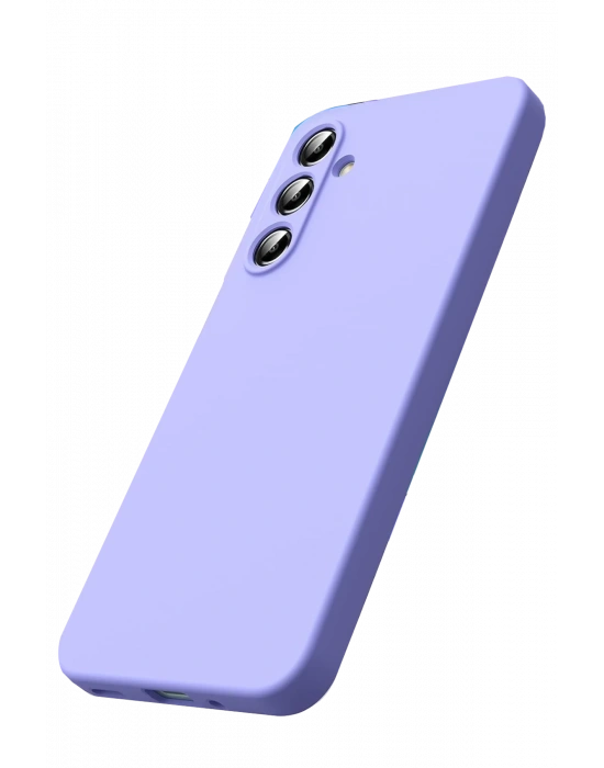 Newface Samsung Galaxy S25 FE Nano içi Kadife Silikon - Lila