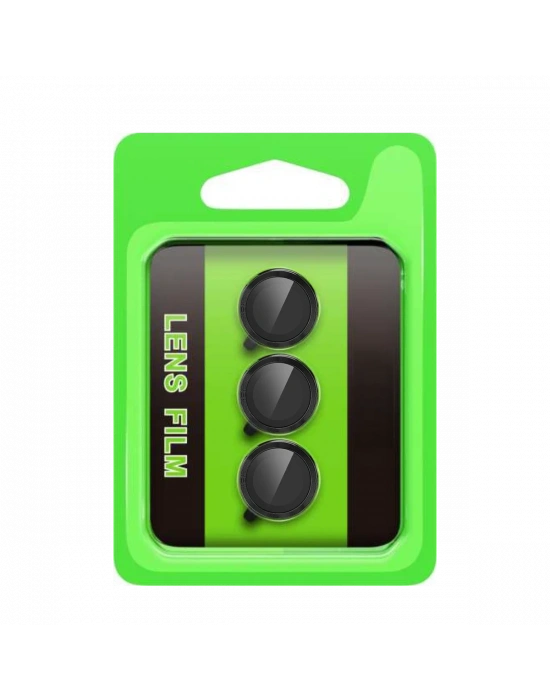 Newface Samsung Galaxy S25 FE Raze Metal Kamera Lens - Siyah