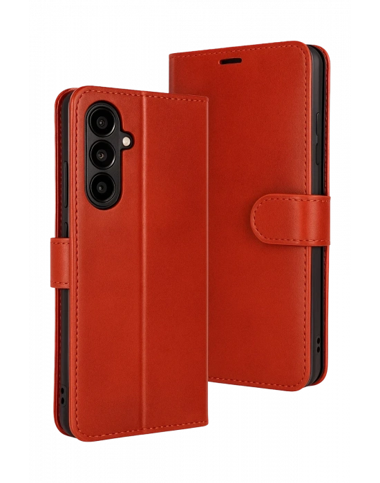 Newface Samsung Galaxy S25 FE Trend S Plus Kapaklı Kılıf - Kırmızı