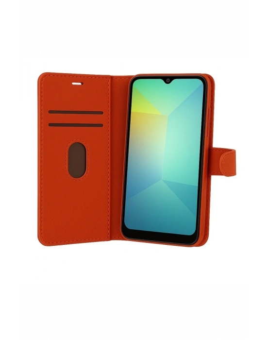 Newface Samsung Galaxy S25 FE Trend S Plus Kapaklı Kılıf - Kırmızı