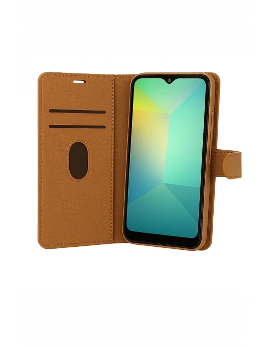 Newface Samsung Galaxy S25 FE Trend S Plus Kapaklı Kılıf - Taba