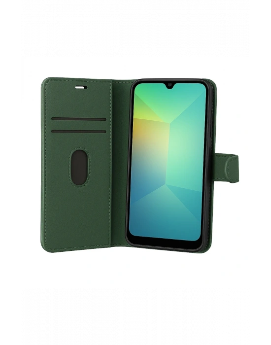 Newface Samsung Galaxy S25 FE Trend S Plus Kapaklı Kılıf - Yeşil