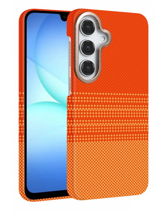 Newface Samsung Galaxy S25 FE Vega Magsafe Kapak - Turuncu