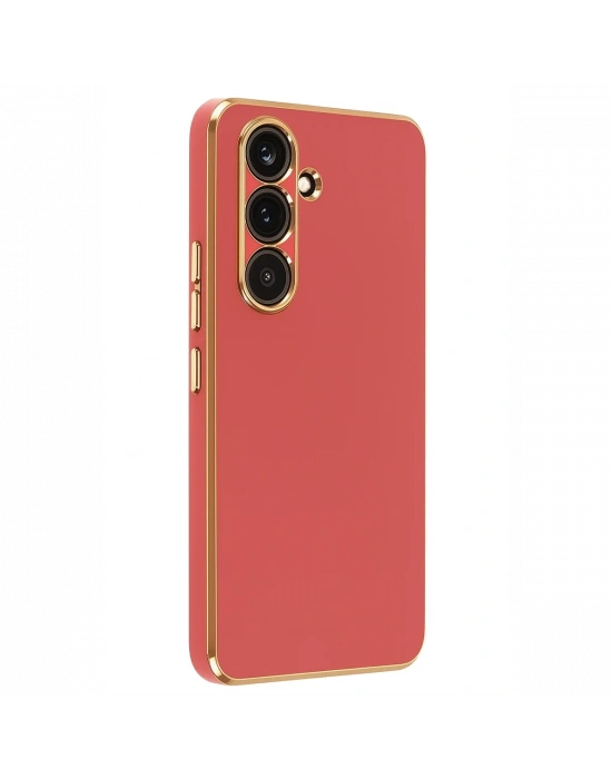 Newface Samsung Galaxy S25 FE Volet Silikon - Kırmızı