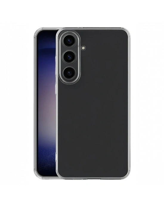 Newface Samsung Galaxy S25 Kılıf Lüx Şeffaf Silikon