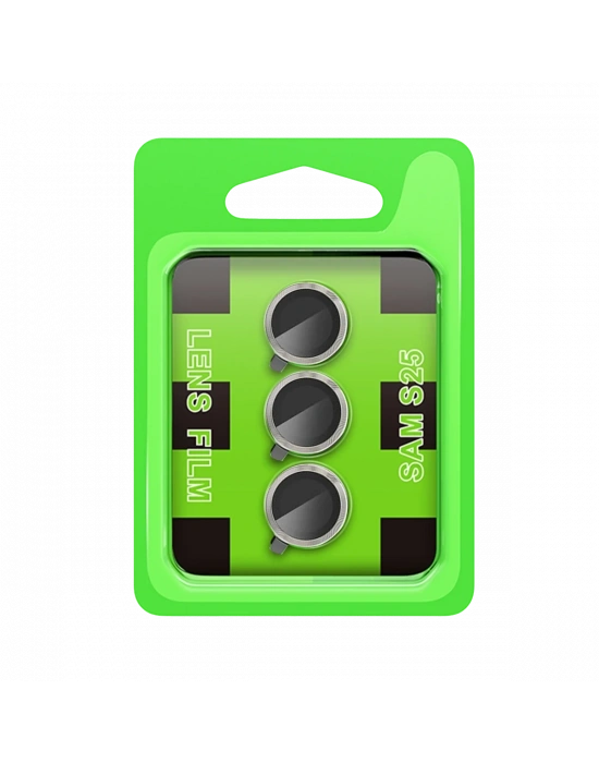 Newface Samsung Galaxy S25 Plus Raze Metal Kamera Lens - Lacivert-Mavi