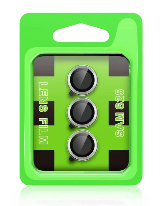 Newface Samsung Galaxy S25 Plus Raze Metal Kamera Lens - Siyah