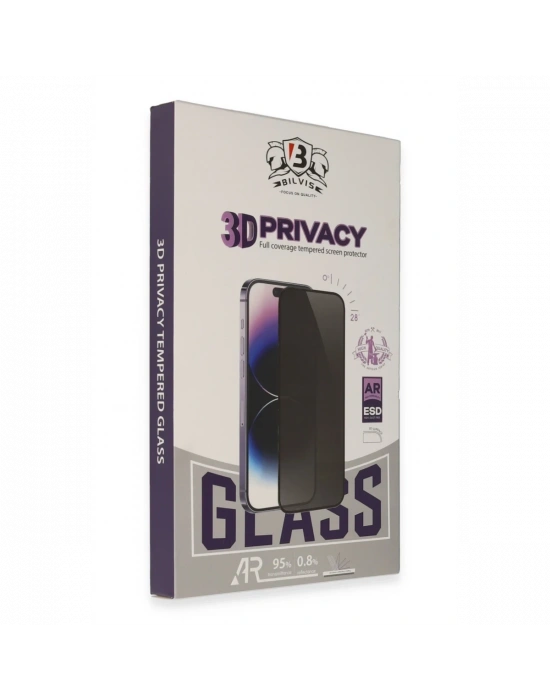 Newface Samsung Galaxy S25 Ultra Bilvis 3D Hayalet Cam Ekran Koruyucu