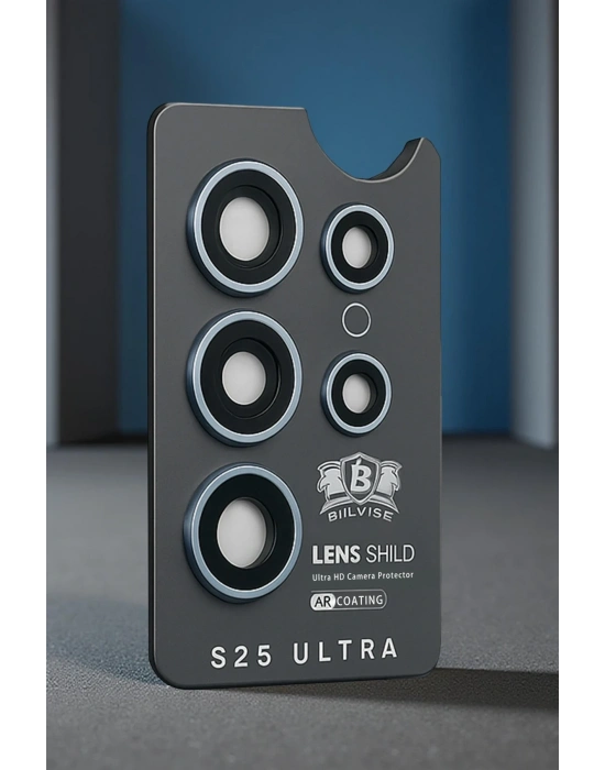 Newface Samsung Galaxy S25 Ultra Bilvis Titan Kamera Lens - Lacivert