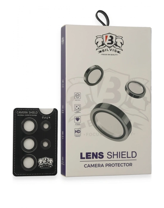 Newface Samsung Galaxy S25 Ultra Bilvis Titan Kamera Lens - Siyah