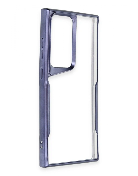 Newface Samsung Galaxy S25 Ultra Kılıf Boyi Silikon Kapak - Lacivert