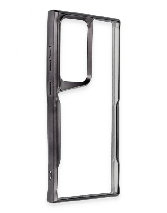 Newface Samsung Galaxy S25 Ultra Kılıf Boyi Silikon Kapak - Siyah