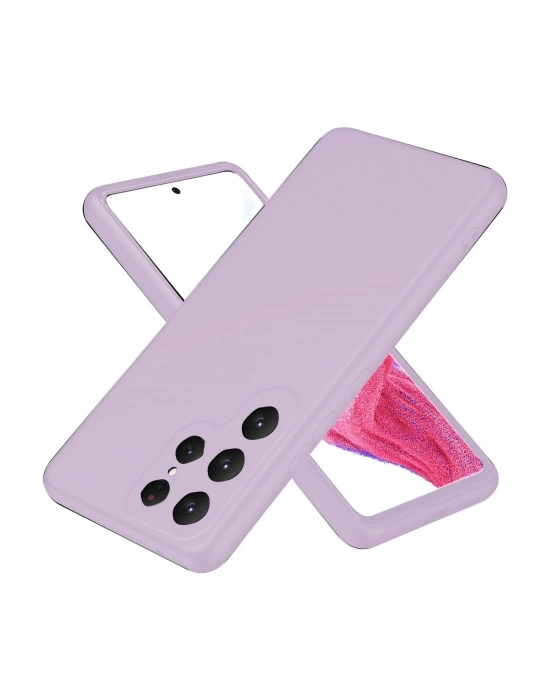 Newface Samsung Galaxy S25 Ultra Kılıf First Silikon - Lila