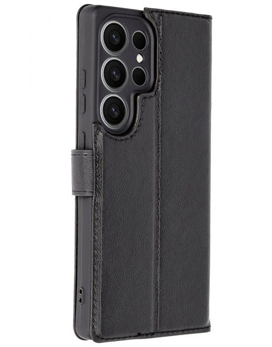 Newface Samsung Galaxy S25 Ultra Kılıf Trend S Plus Kapaklı Kılıf - Siyah